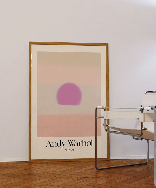 Pastel Sunset - Andy Warhol